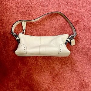 Coach Beige Color Leather Small shoulder bag. Brand new.